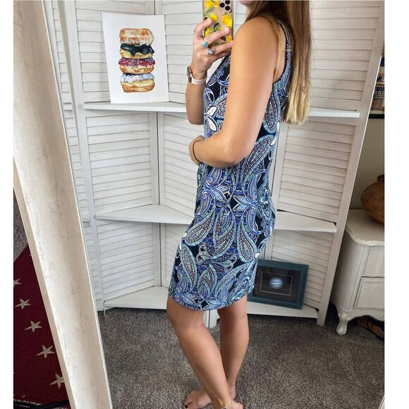 Rafaella Orange Paisley Sheath Dress - Picture 4 of 12